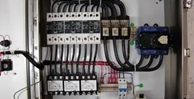 Electrical panel installation with organized circuit breakers and wiring in Clearwater, FL