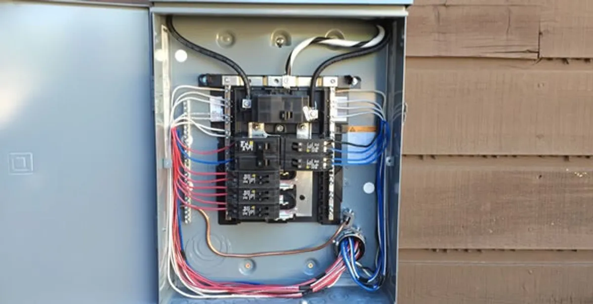 electrical panel upgrade service featuring newly installed electrical panel wired by licensed electricians in Clearwater, FL