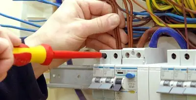 electrician services performing professional electrical panel wiring and connections in Clearwater, FL