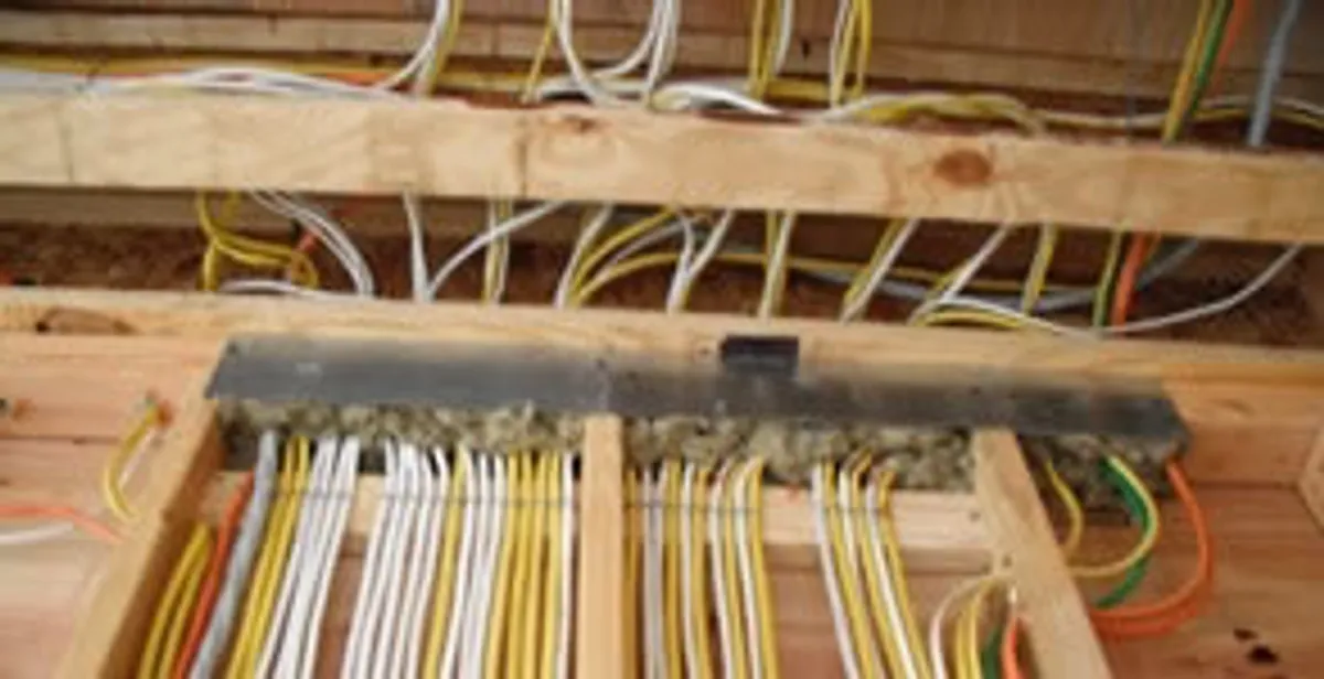 new construction wiring services with organized electrical rough-in performed by licensed electricians in Clearwater, FL