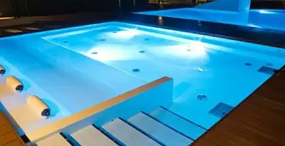 pool light installation and repair services providing modern illuminated pool lighting in Clearwater, FL