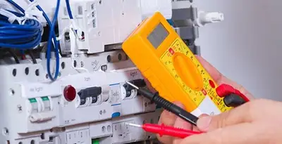Residential electrician testing home electrical panel for safety and performance in Clearwater, FL