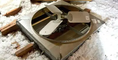 whole house fan installation services with attic-mounted ventilation unit in Clearwater, FL