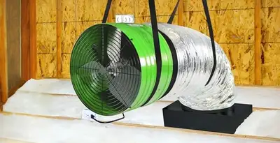 whole house fan installation services with professionally mounted ventilation fan system in Clearwater, FL